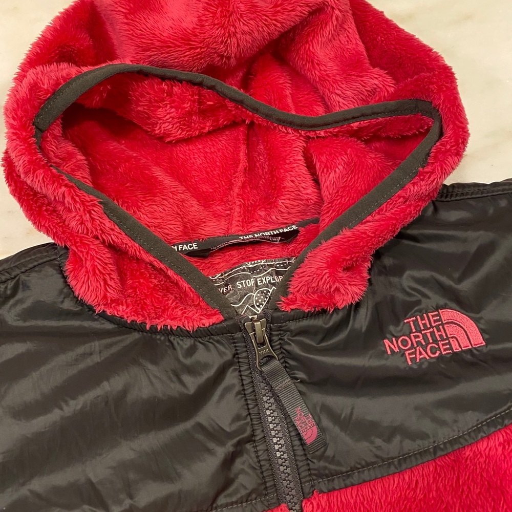 North Face Girls Fleece Zip-Up Hoodie